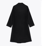 black wool coat